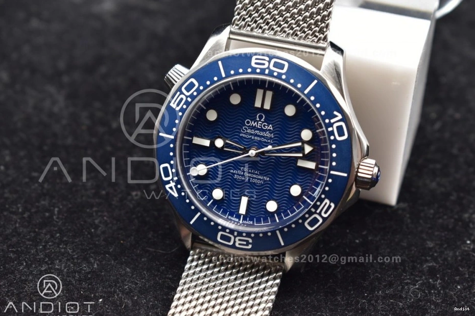 Mesh VSF 42mm A8806 James Bracelet Best on 300M anniversary Seamaster 60th Bond Edition 0112